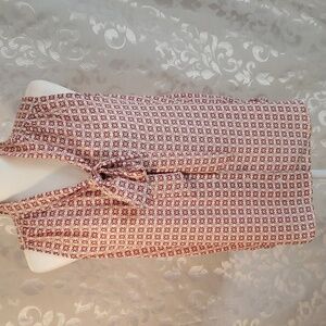 Jones New York women's XS sleeveless bow blouse